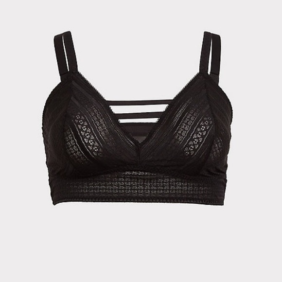 Black Ladder Lace Bralette - Picture 3 of 3